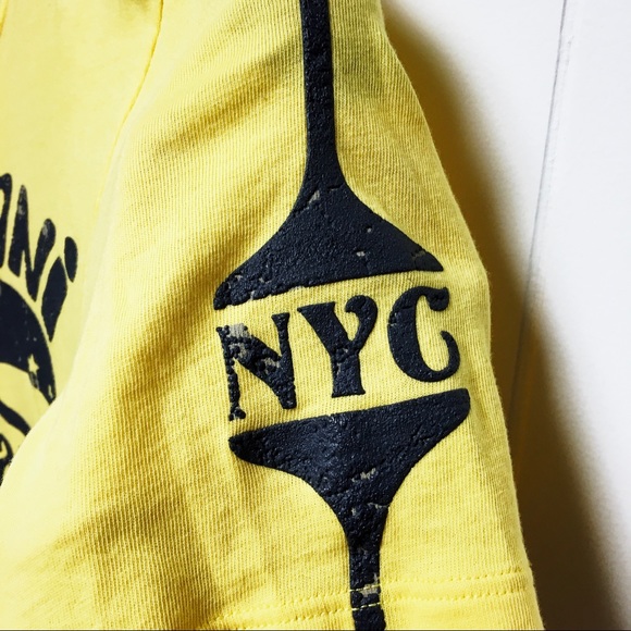 🔴SOLD ARMANI EXCHANGE A|X Men’s T-Shirt Yellow XS - Picture 3 of 7